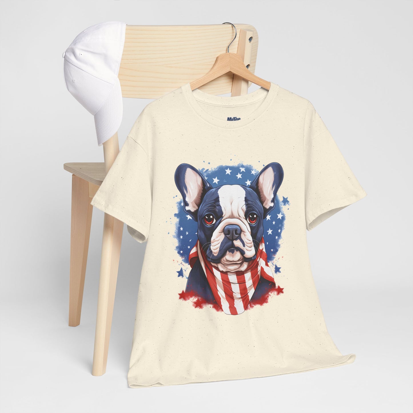 Patriotic French Bulldog Unisex T-Shirt | Dog Lover
