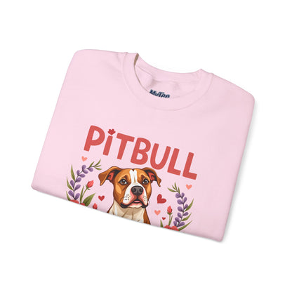 Pitbull Mama Life Sweatshirt – Comfy Wear for Pup Moms