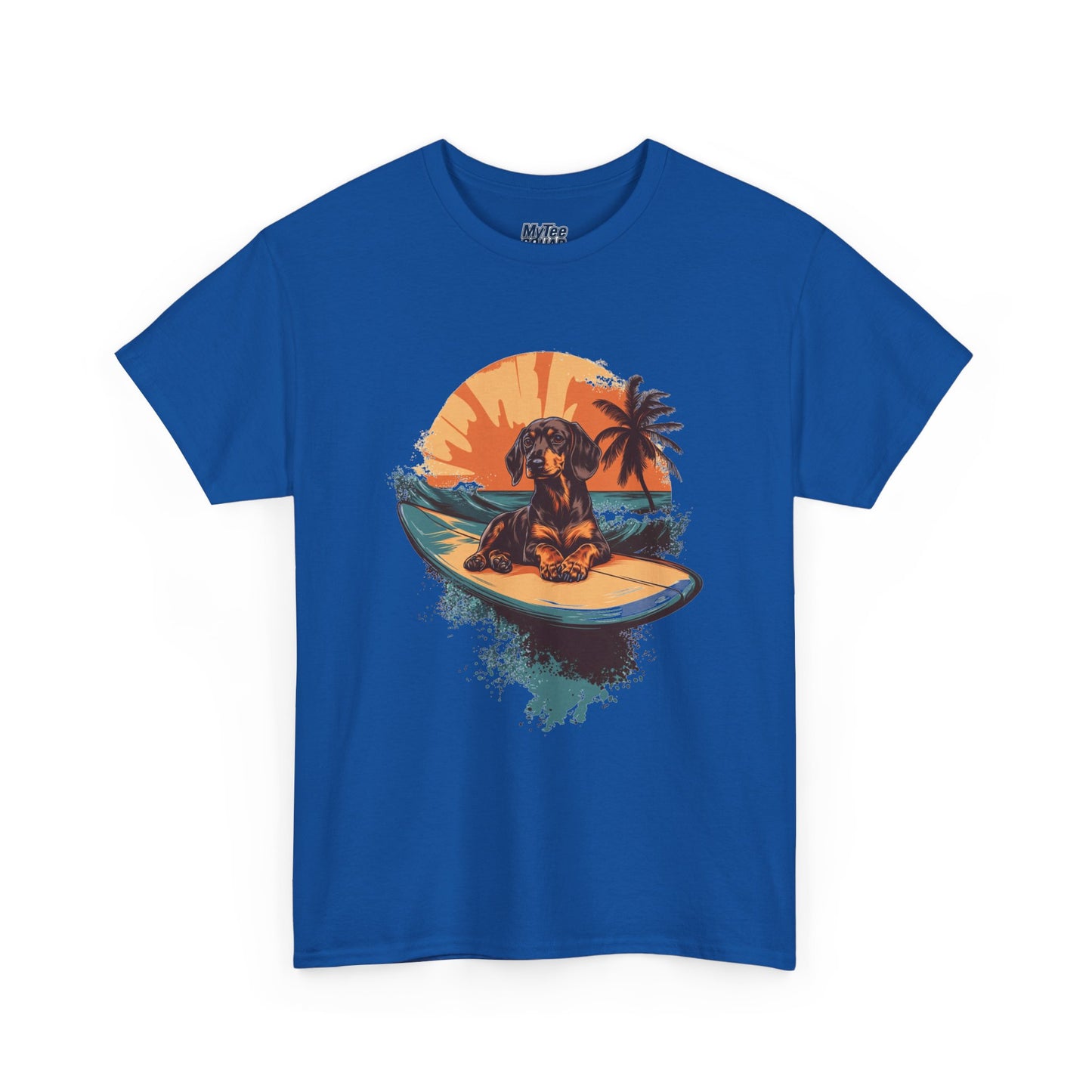 Dachshund Beach Vibes T-Shirt – Chill Summer Dog Style