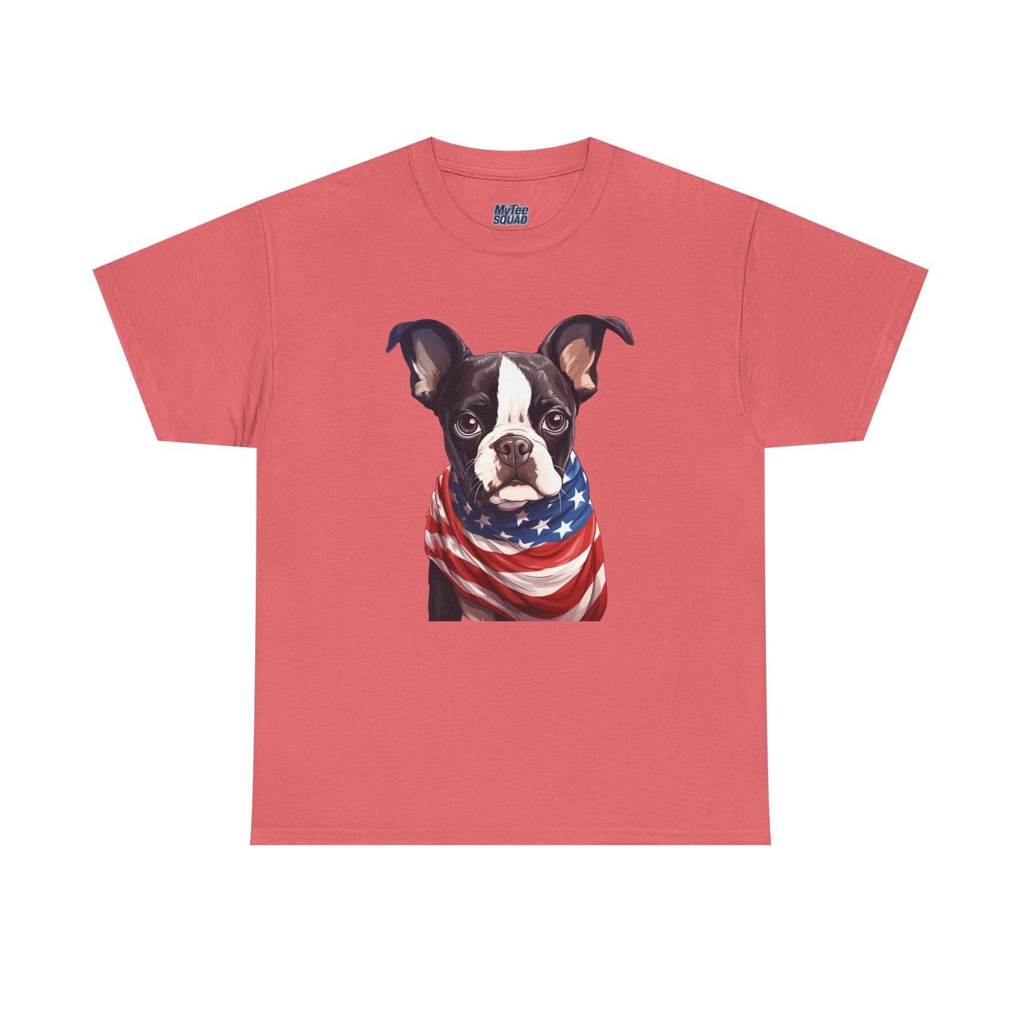 Patriotic Boston Terrier Unisex T-Shirt