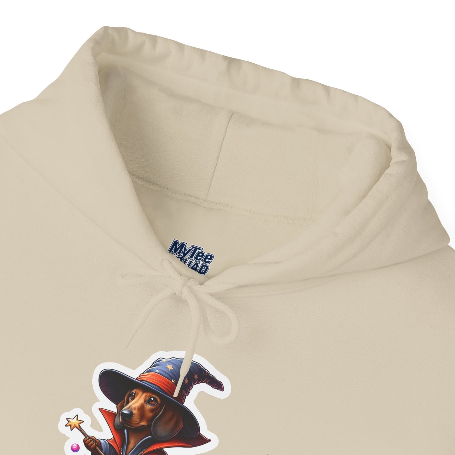 Dachshund Wizard Unisex Hoodie – Bewitching Dog Graphic
