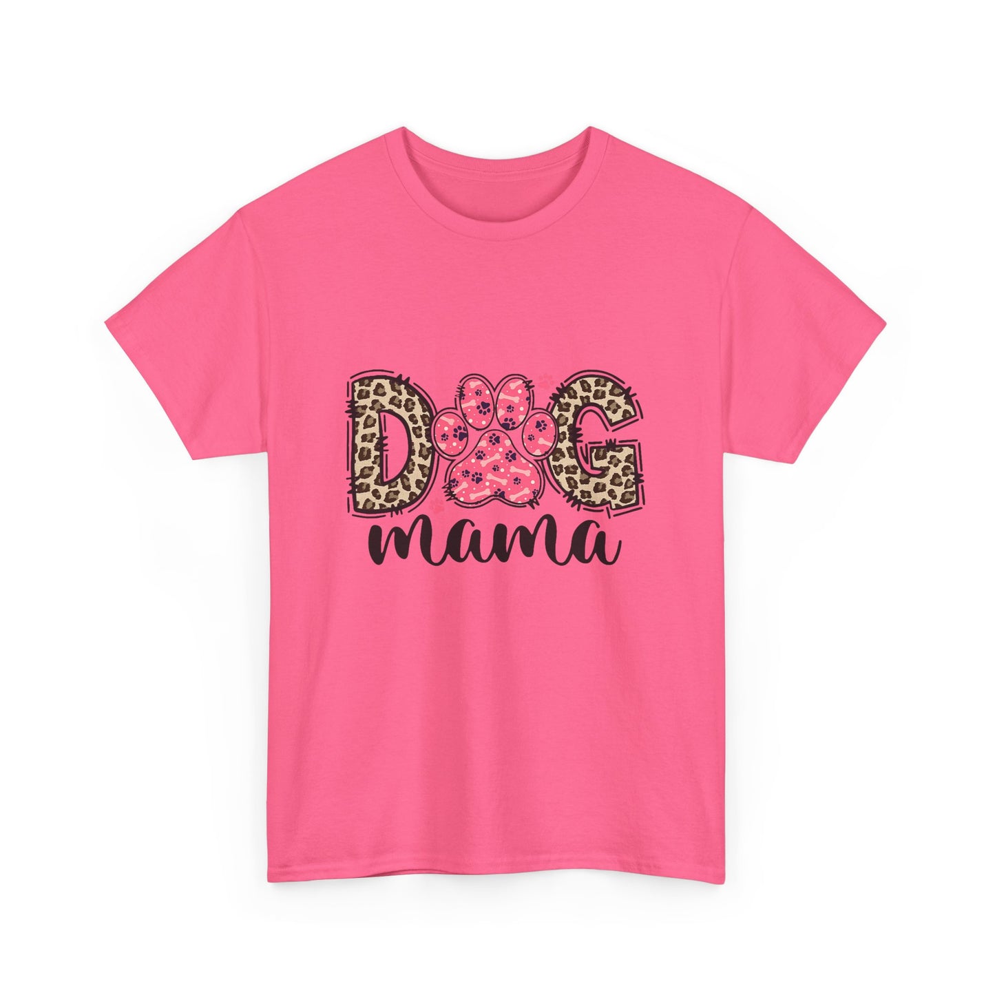 Dog Mama Graphic Cotton T-Shirt | Perfect for Pet Lovers