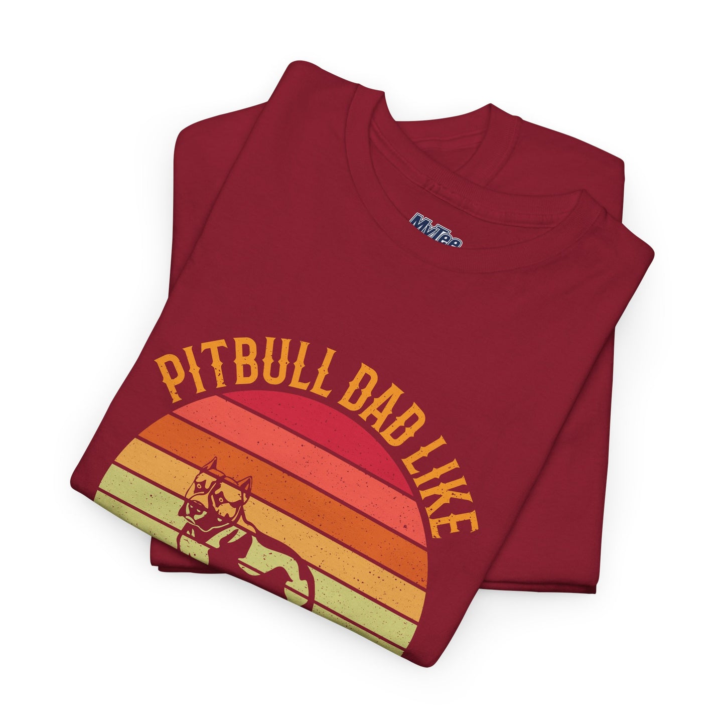 Pitbull Dad Like A Regular Dad But Cooler T-Shirt | Best Gift For Dog Father