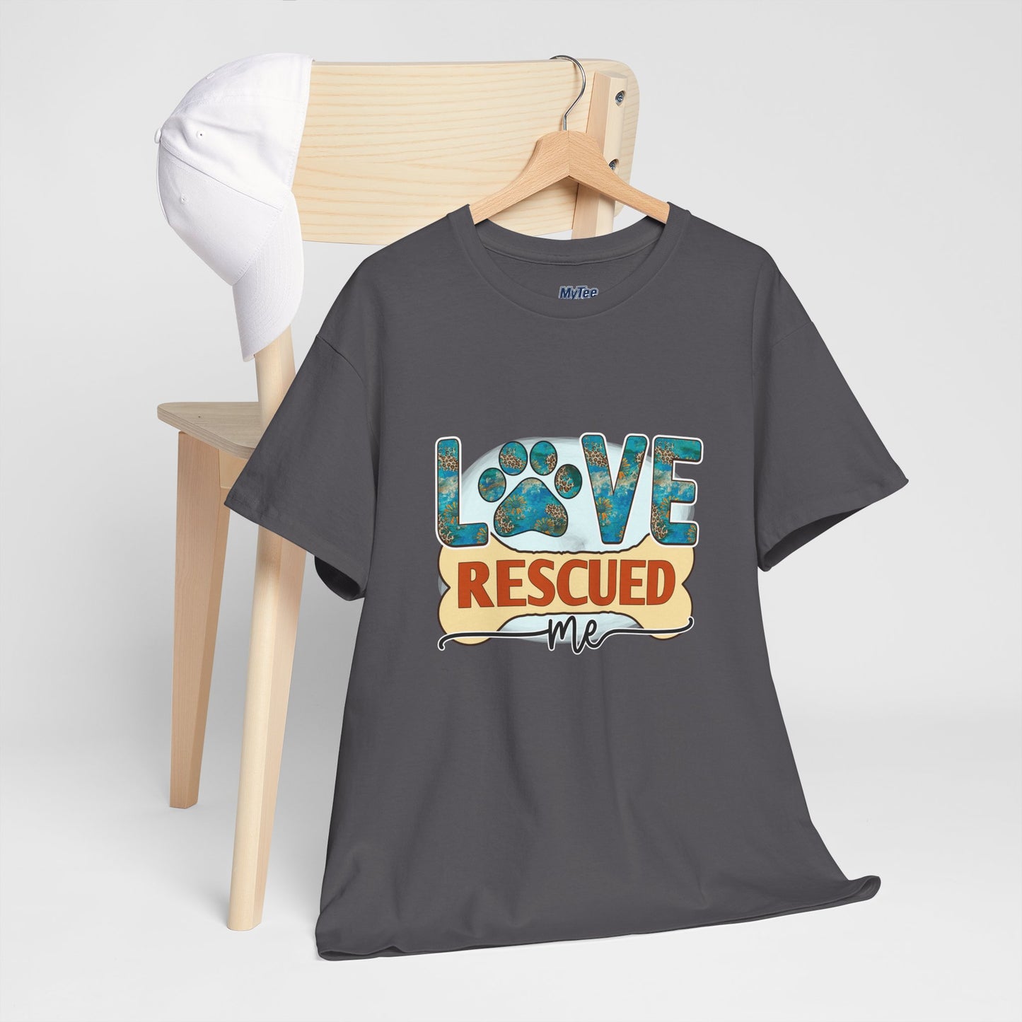 Love Rescued Me T-Shirt - Rescue Dogs Save Lives