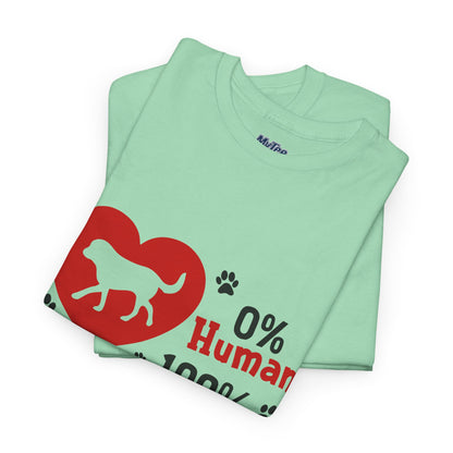 0% Human 100% Labrador Unisex T-Shirt