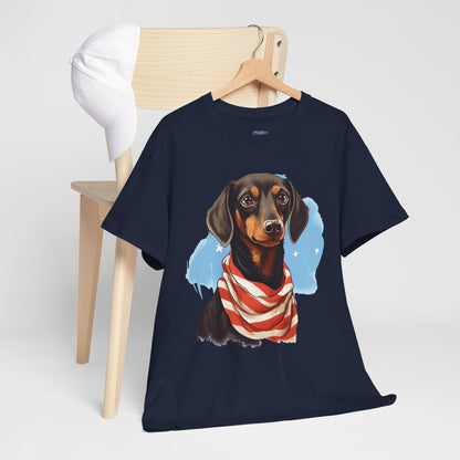 Patriotic Dachshund Unisex T-Shirt