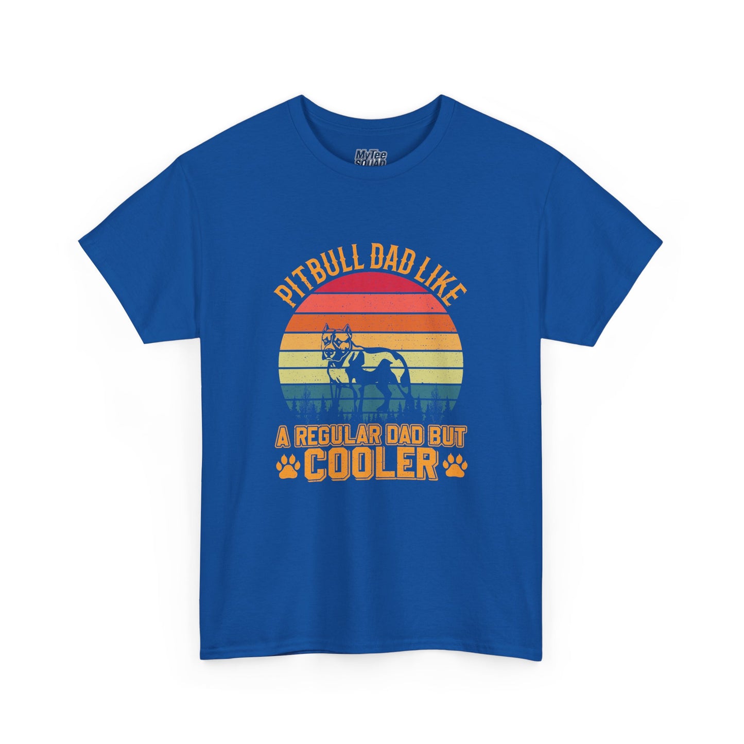 Pitbull Dad Like A Regular Dad But Cooler T-Shirt | Best Gift For Dog Father
