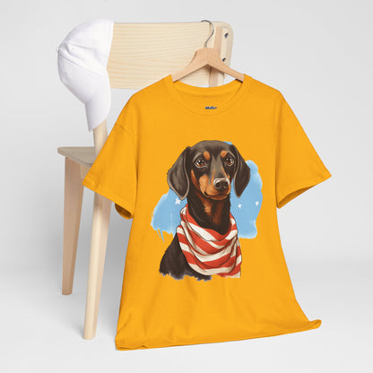 Patriotic Dachshund Unisex T-Shirt