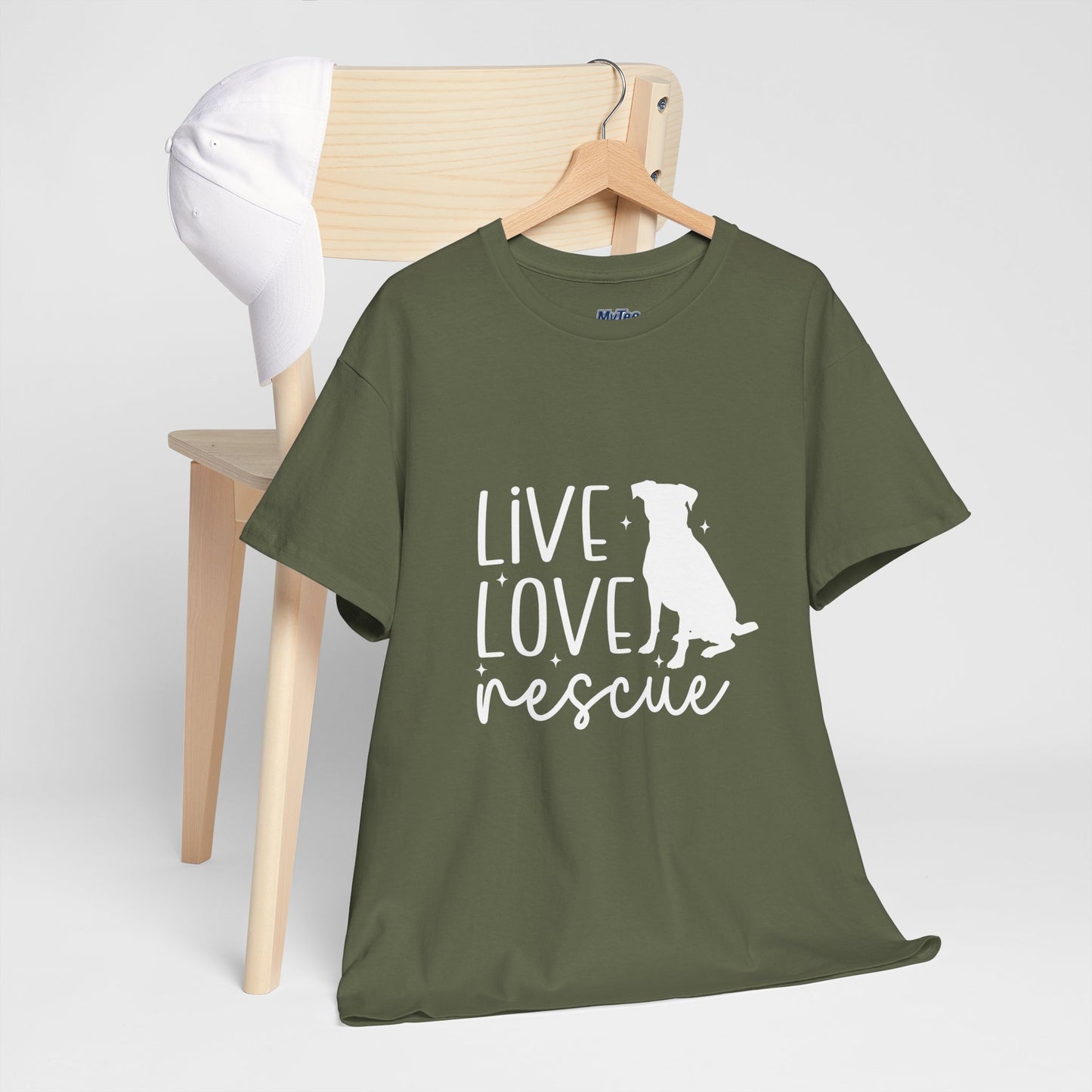 Live Love Rescue Dog Lover Unisex T-shirt