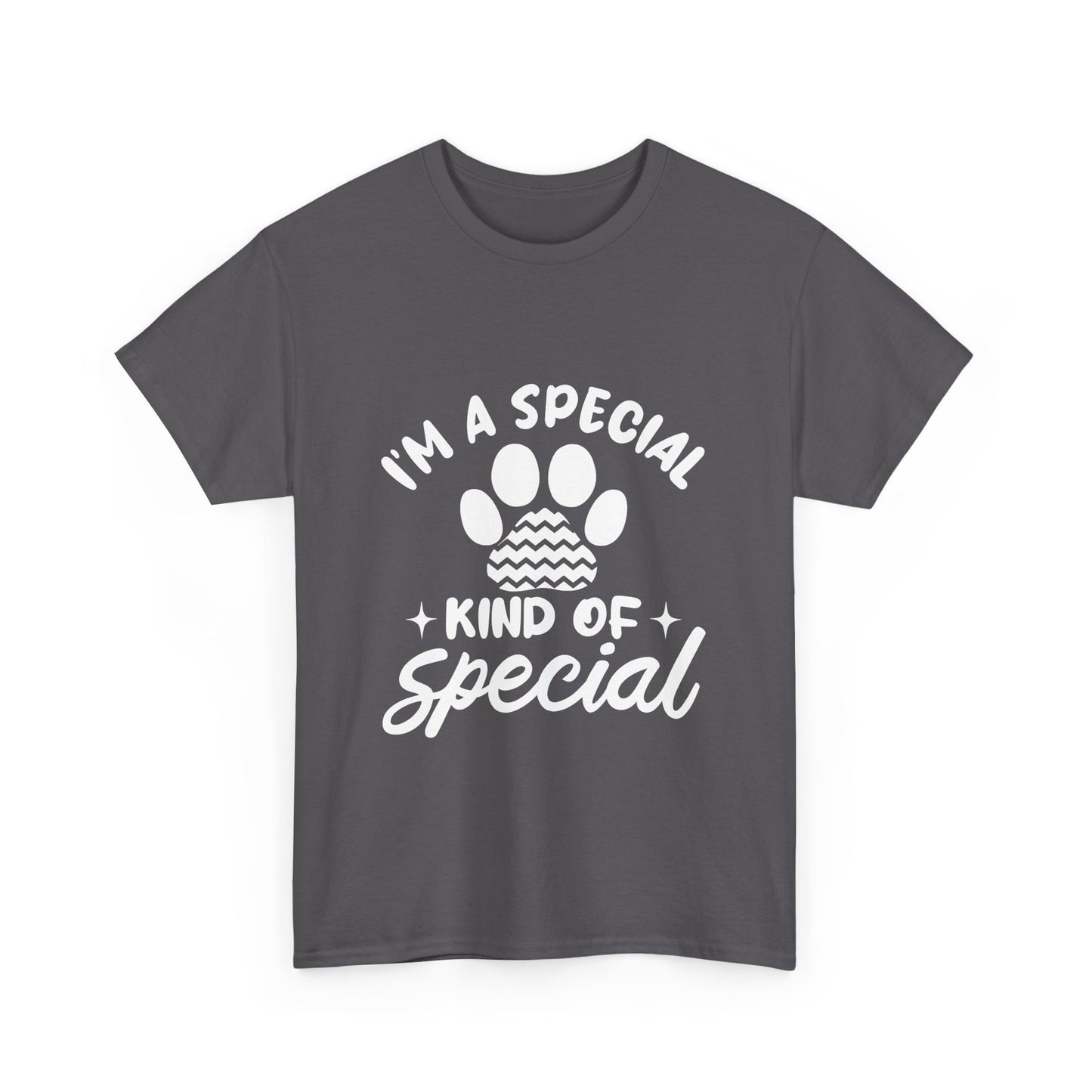 I'M A SPECIAL, DOG KIND OF SPECIAL Casual PAW Cotton T-shirt