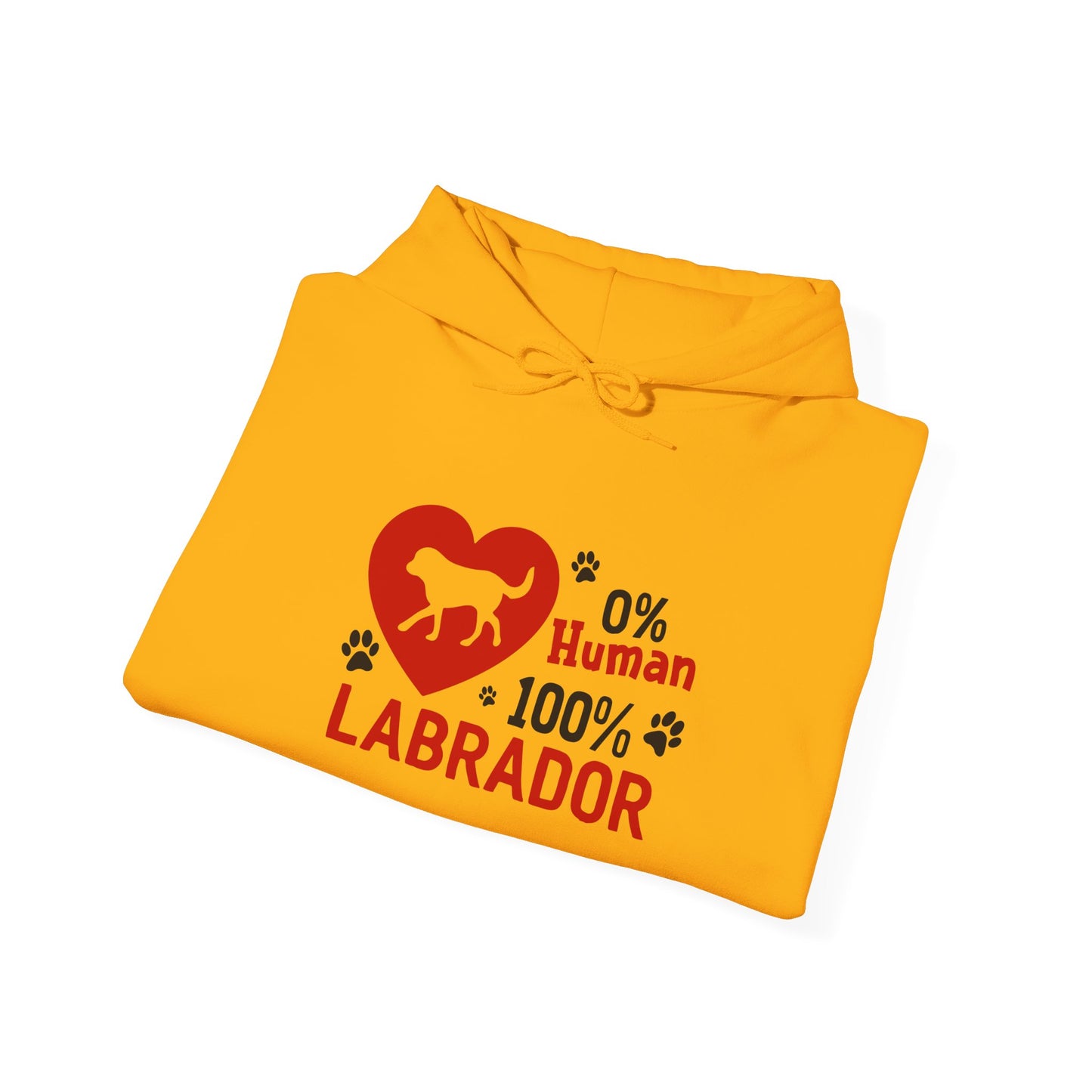 0% Human 100% Labrador Unisex Hoodie