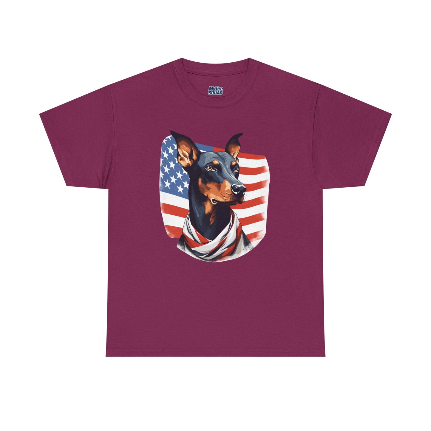 Patriotic Doberman Pinscher Unisex T-Shirt