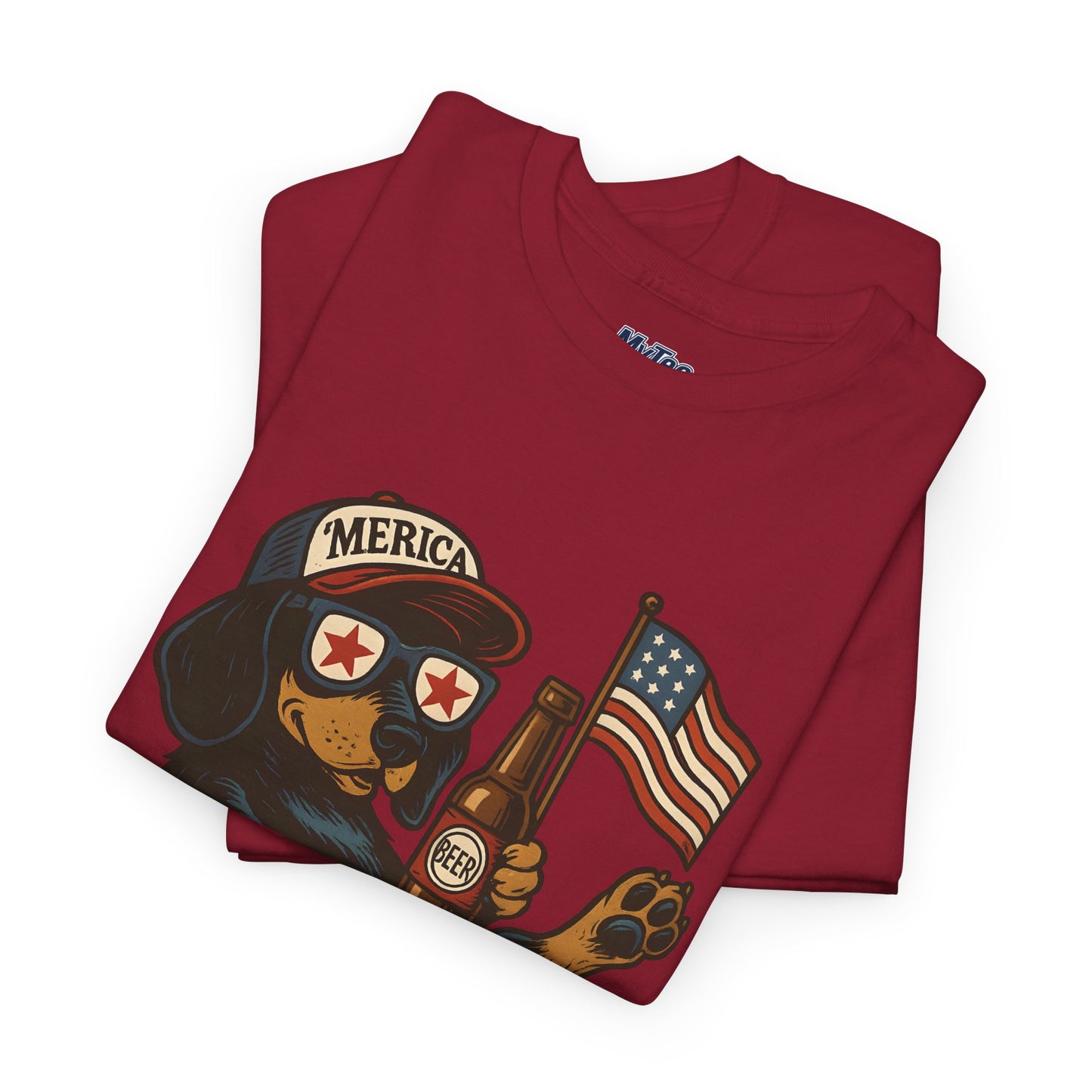 Patriotic Dachshund America Unisex T-Shirt
