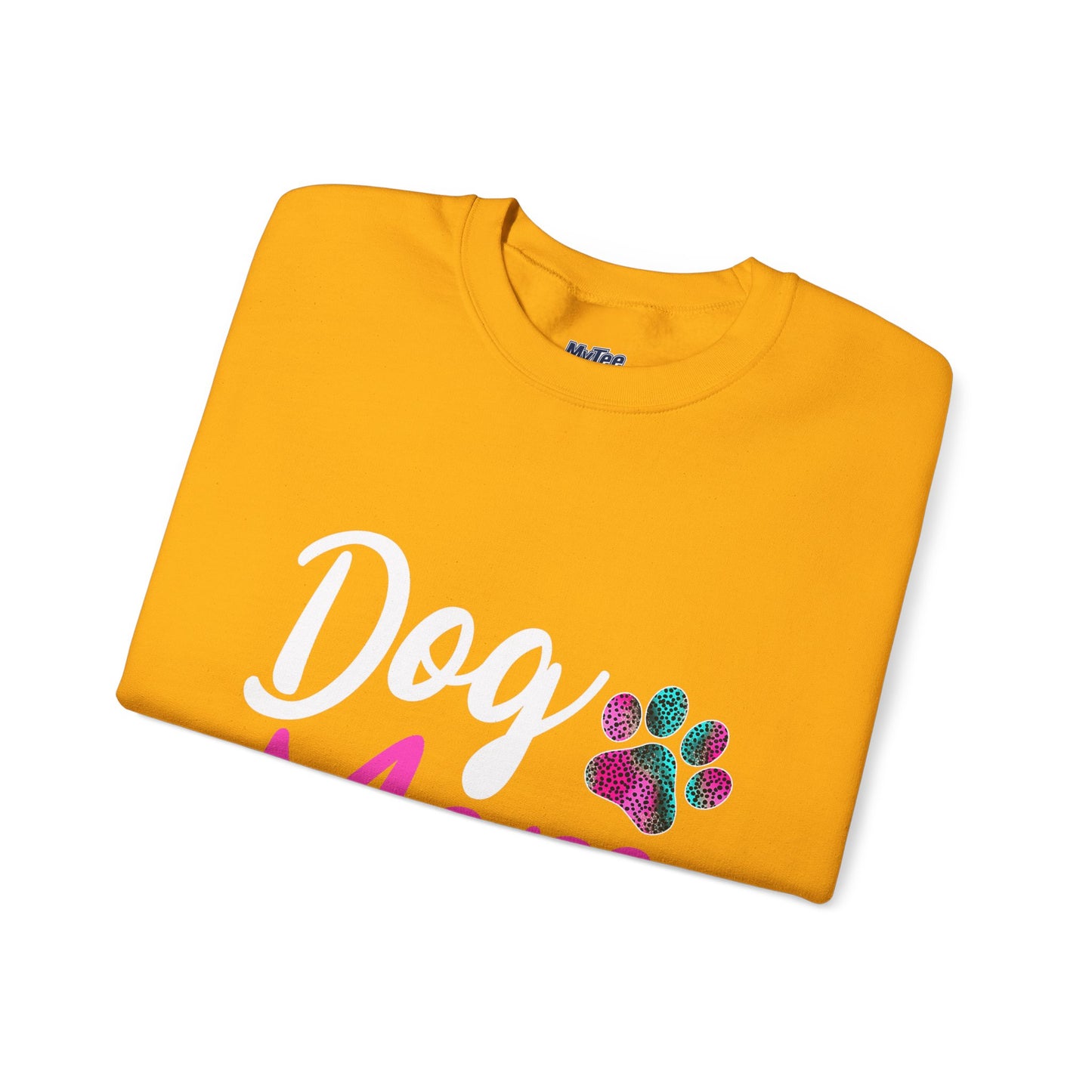 Snug Life: Dog Mom Edition – Graphic Crewneck Sweatshirt