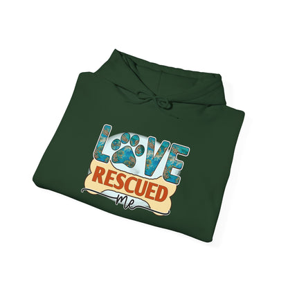Love Rescued Me Pet Unisex Hoodie
