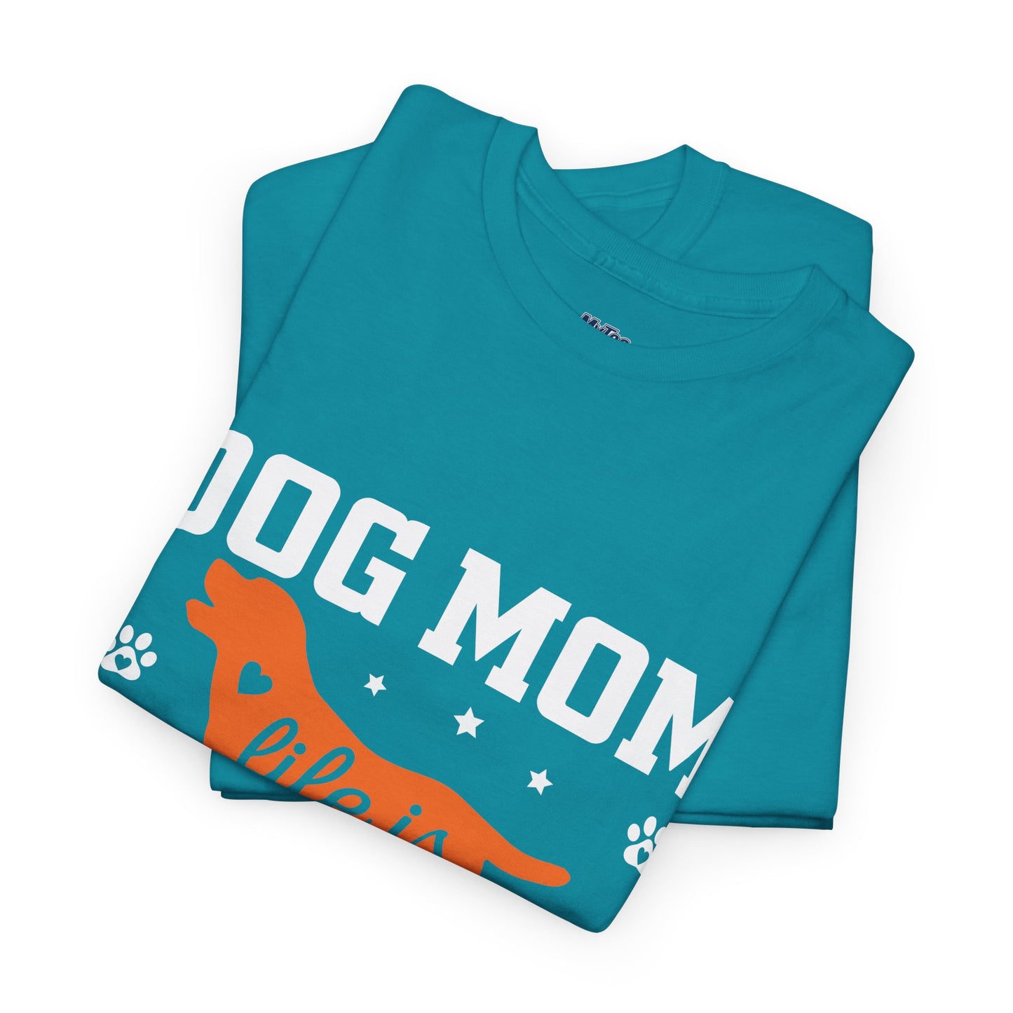 Dog Mom Life Is Ruff Cotton T-Shirt
