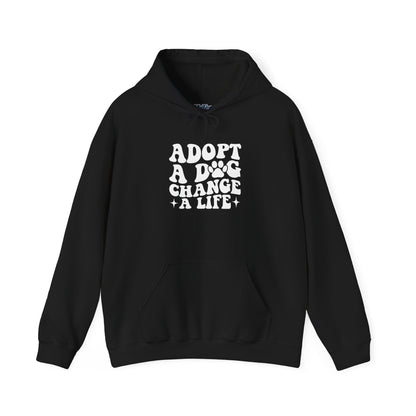 Adopt A Dog Change A Life Unisex Hoodie | Perfect For Animal Lovers