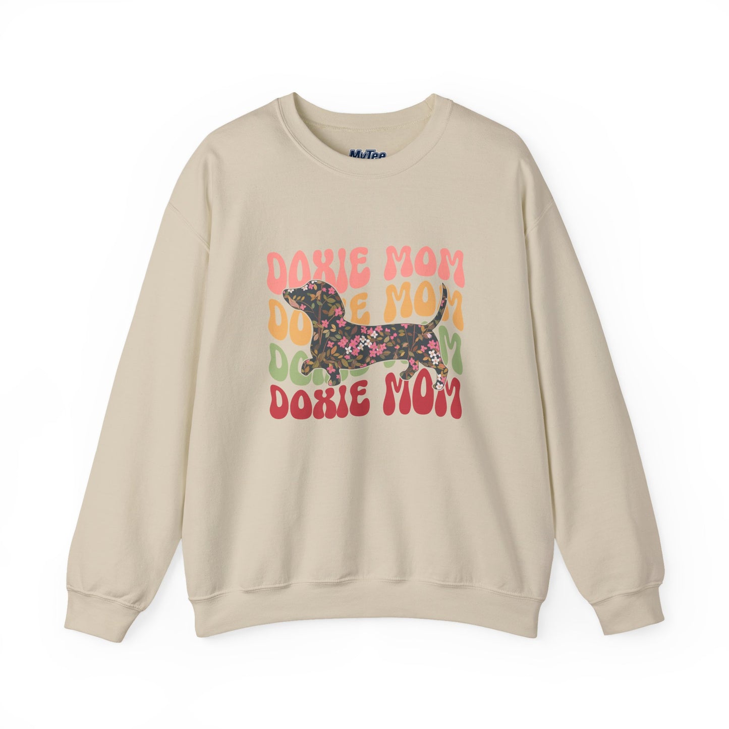 Doxie Mom Vibes Sweatshirt – For Stylish Wiener Dog Parents