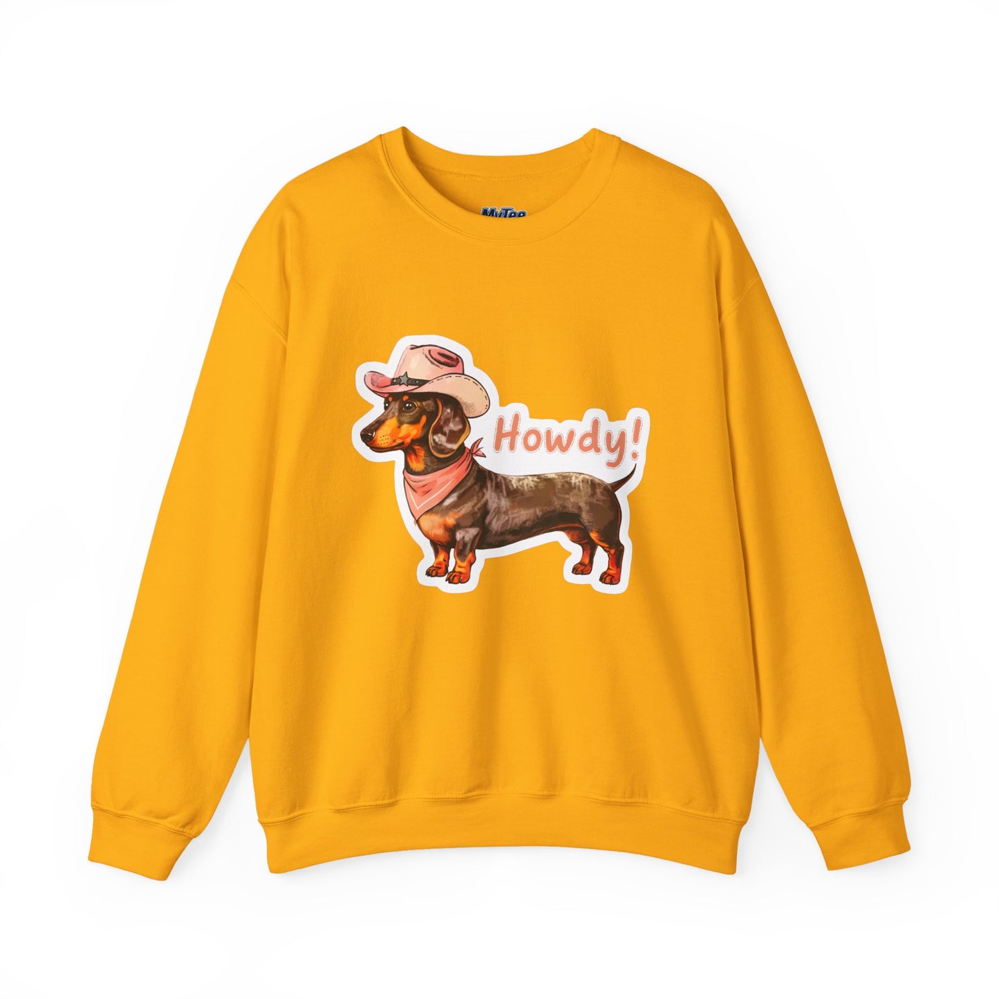 Dachshund Howdy Unisex Sweatshirt – Cozy Western Pup Pullover