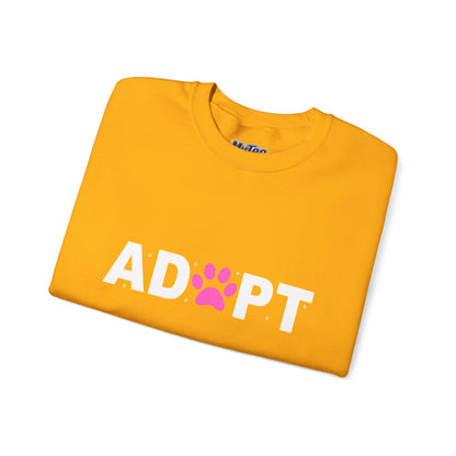Adopt Themed Unisex Crewneck Sweatshirt - Comfortable Casual Wear