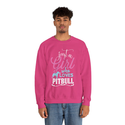 Just A Girl Who Loves Pitbull Sweatshirts
