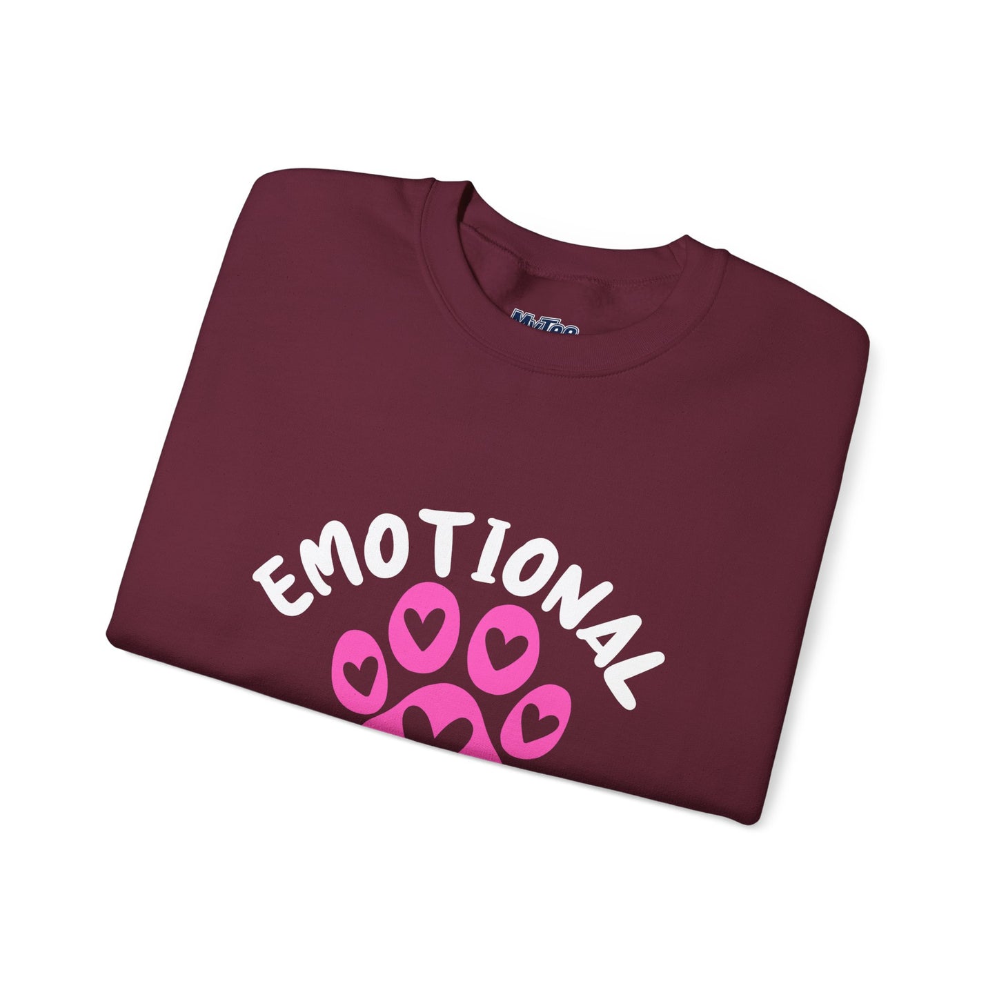 Emotional Eater Sweatshirt – Heart, Paws & Snacks