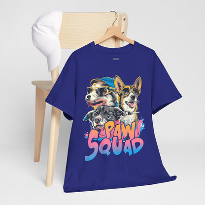 Paw Squad Unisex T-Shirt – Dog Crew Graphic Tee For Pet Lovers