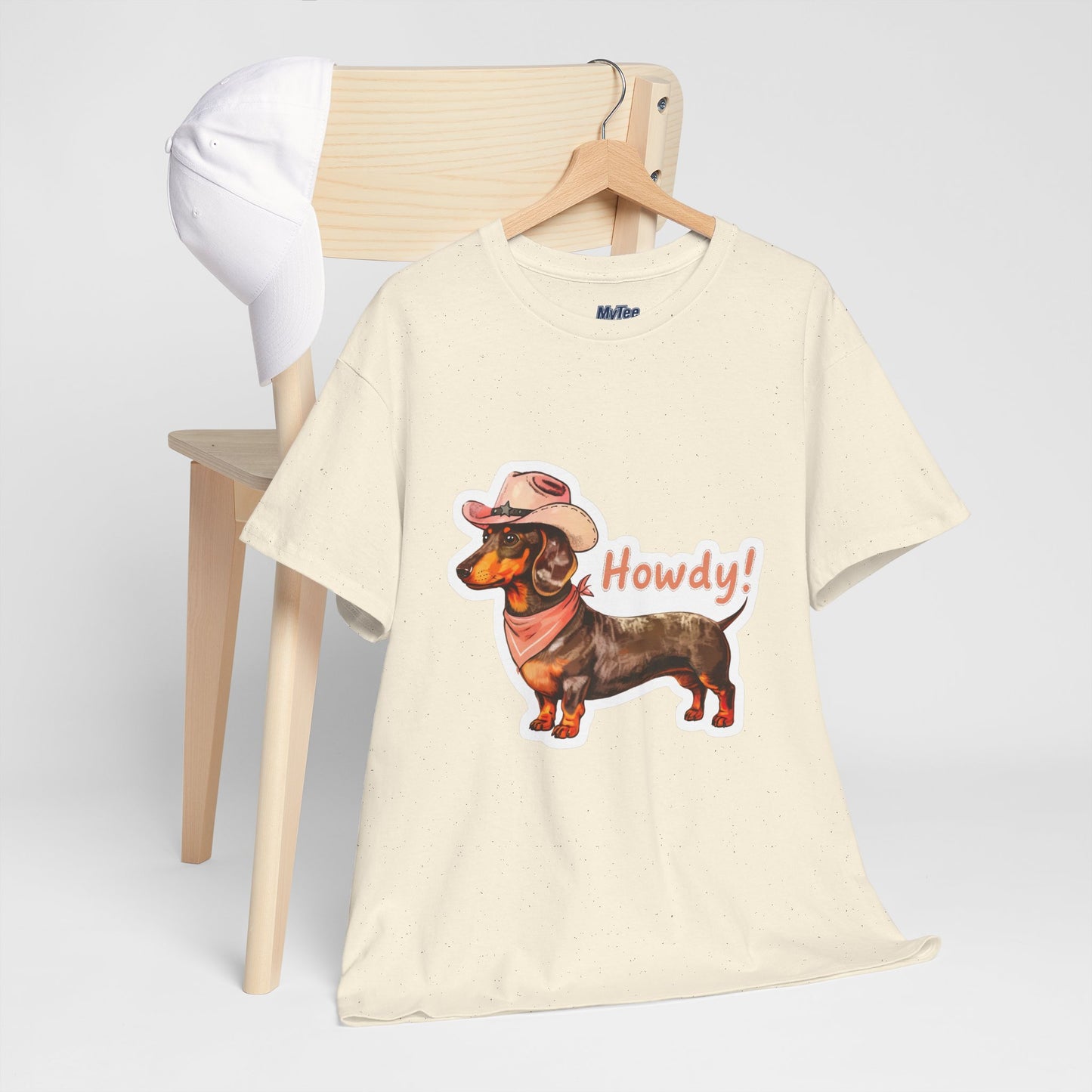 Dachshund Howdy Unisex T-Shirt – Southern Charm For Pup Fans