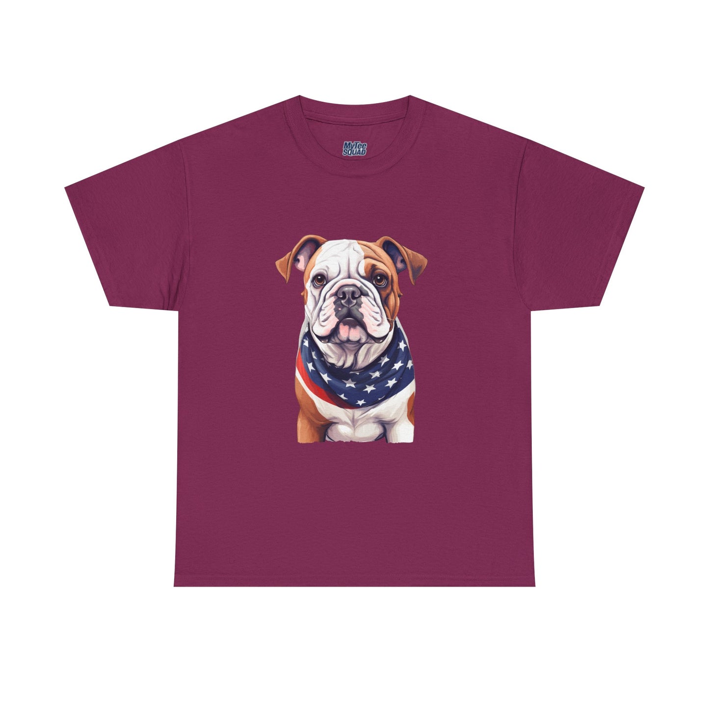 Patriotic Bulldog Unisex T-Shirt