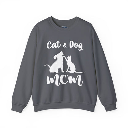 Cat & Dog Mom Sweatshirt | Double The Love, Double The Fur