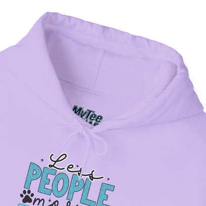 Less People More Dogs Unisex Hoodie, Gifts For Pet Owners