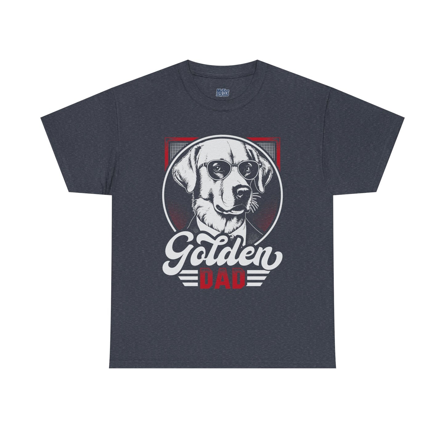Golden Dad, Golden Retriever T-Shirt | Best For Dog Dad
