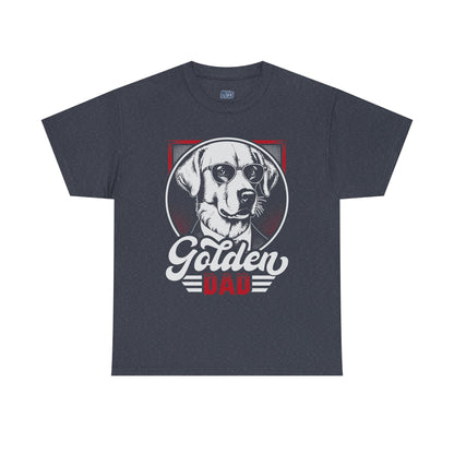 Golden Dad, Golden Retriever T-Shirt | Best For Dog Dad