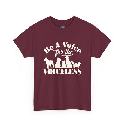 Be A Voice For The Voiceless Unisex T-Shirt | Empowering Animal Rescue Tee