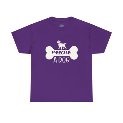 Rescue a Dog Unisex Cotton T-shirt | Dog Lover