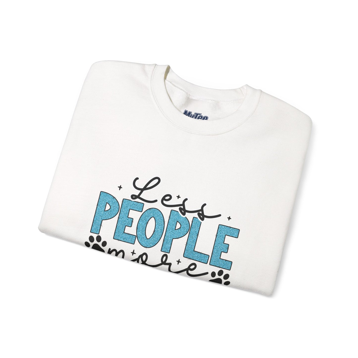 Less People More Dogs Unisex Crewneck Sweatshirt | Pet Owner Gift