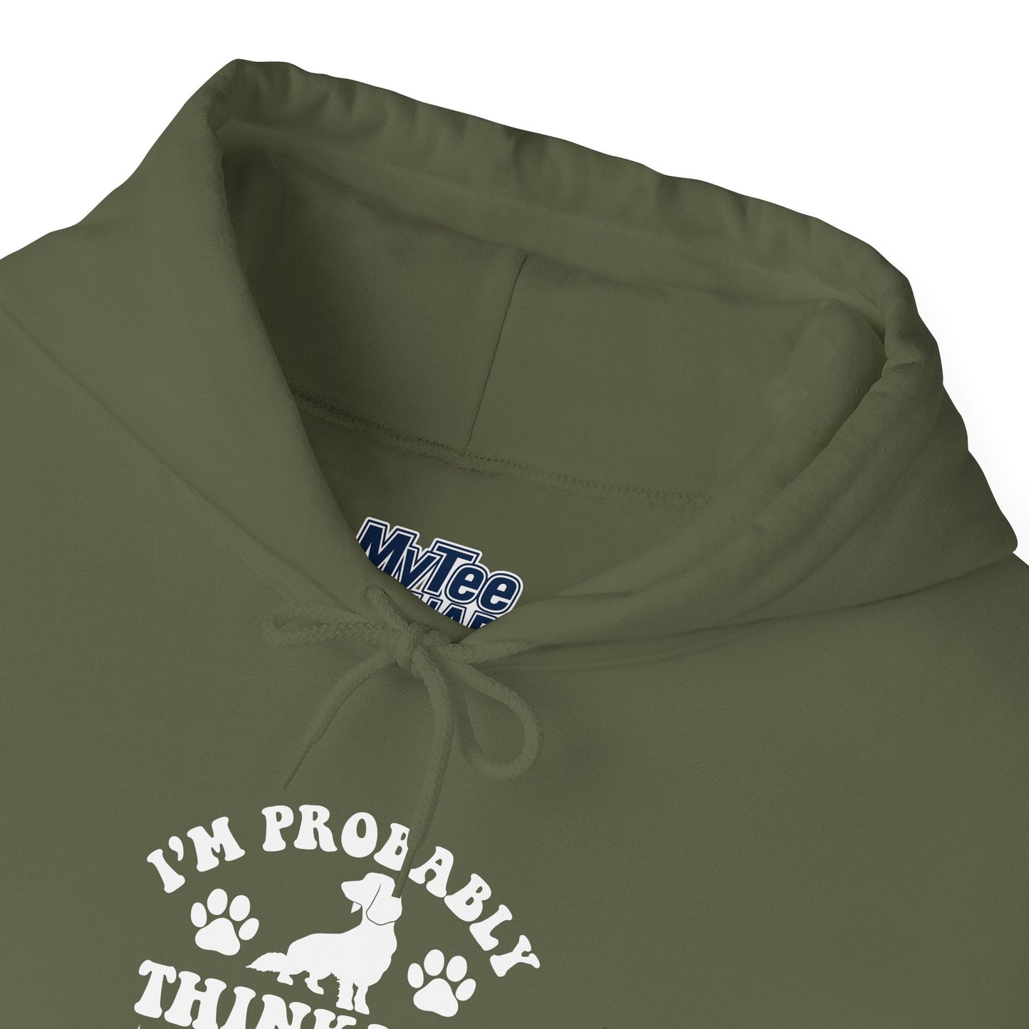 I'm Probably Thinking About My Dog Unisex Hoodie – Relatable & Cozy