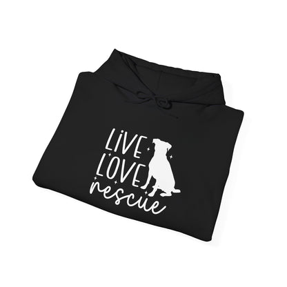 Live Love Rescue Unisex Hoodie For Pet Lovers