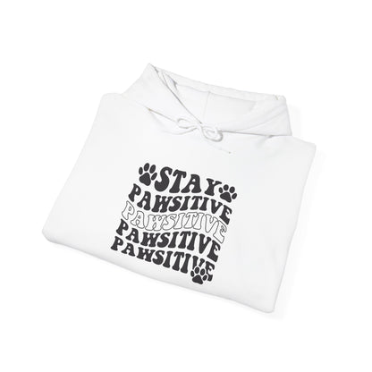 Stay Pawsitive Unisex Hoodie | Perfect for Celebrations & Holidays