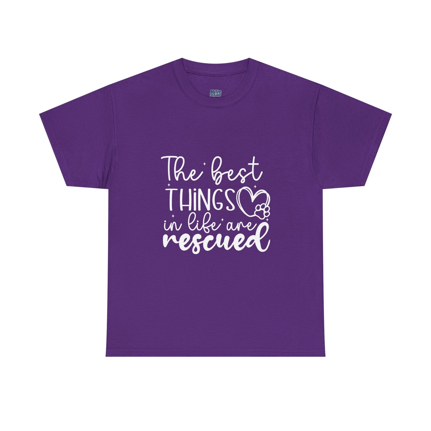 The Best Things In Life Are Rescue Unisex T-Shirt – Cozy Dog Love Vibes