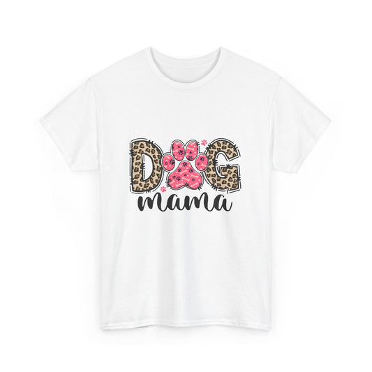 Dog Mama Graphic Cotton T-Shirt | Perfect for Pet Lovers