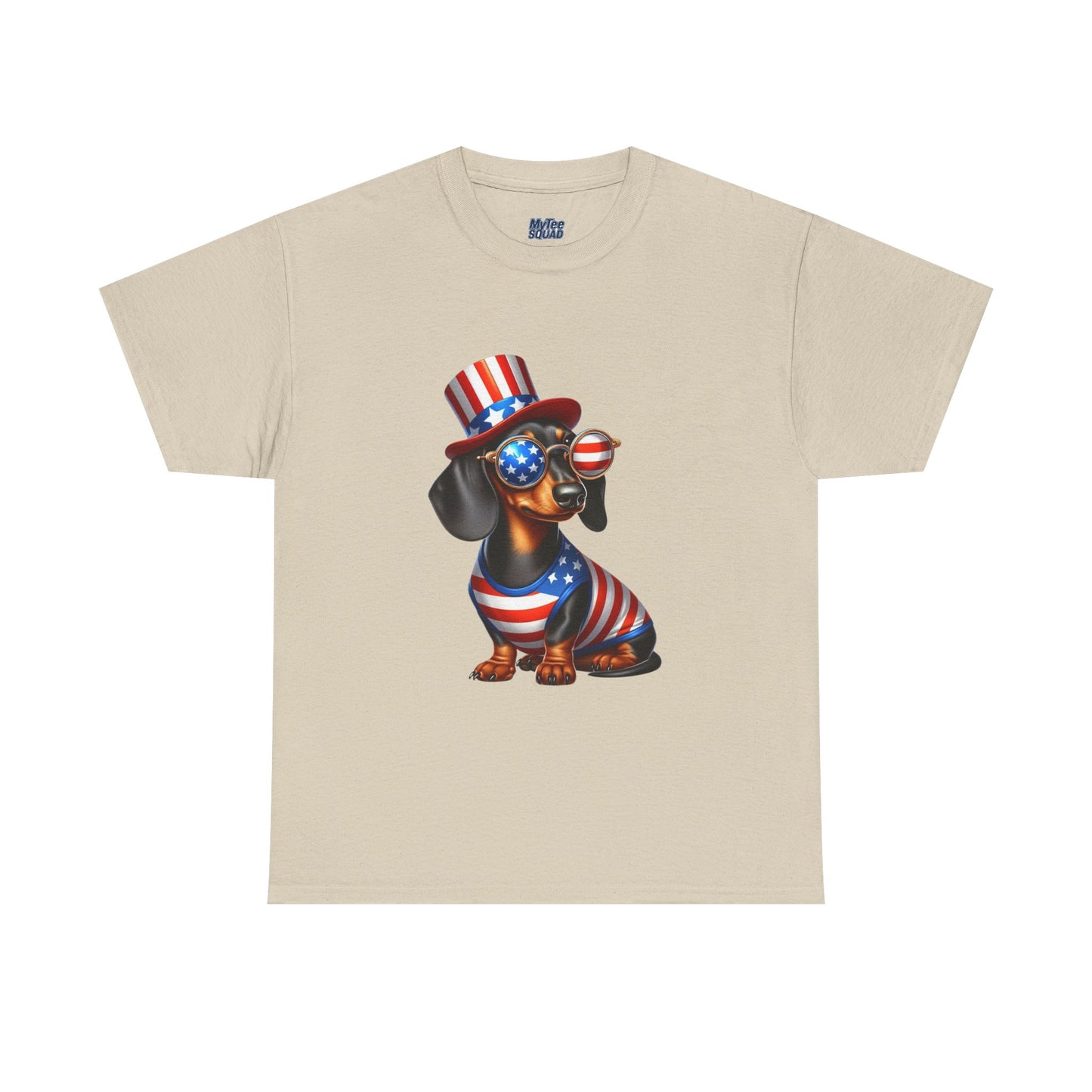 Patriotic Dachshund 4th of July T-Shirt | Red, White & Woof Style