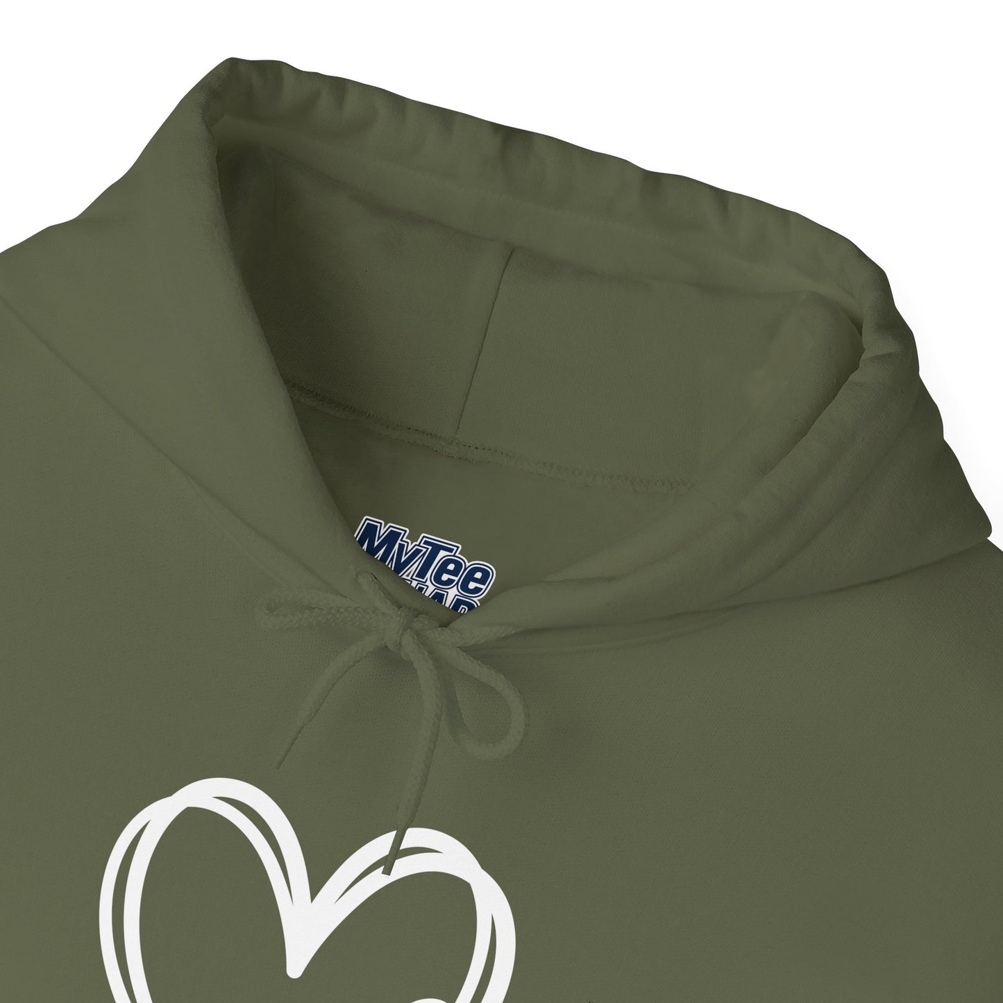Minimal Paw Heart Unisex Hoodie – Dog Lover’s Comfort