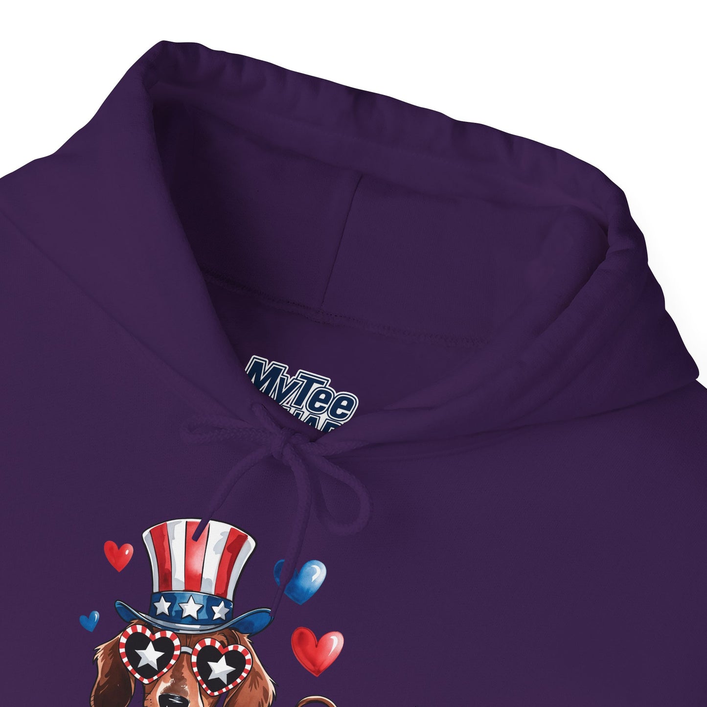 Patriotic Dachshund Unisex Hoodie - Perfect For 4th Of July