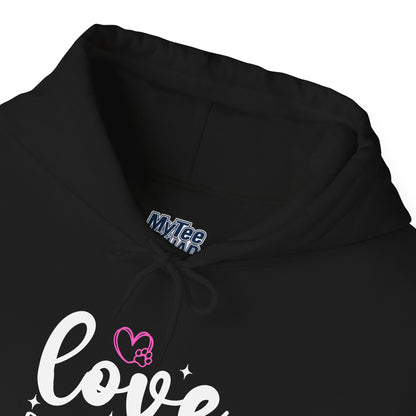Love Rescued Me Unisex Hoodie – Proud Rescue Pet Parent Apparel