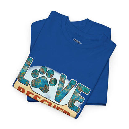 Love Rescued Me T-Shirt - Rescue Dogs Save Lives
