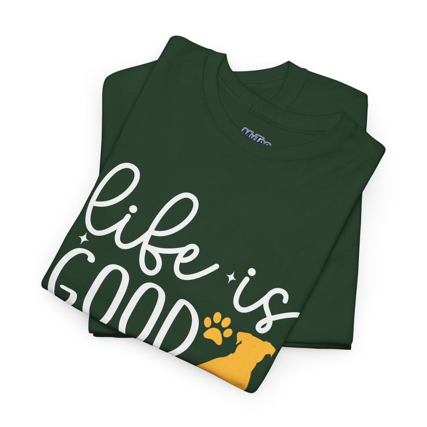 "Life Is Good With My Rescue Dog" Unisex T-Shirt | Dog Lover Gift