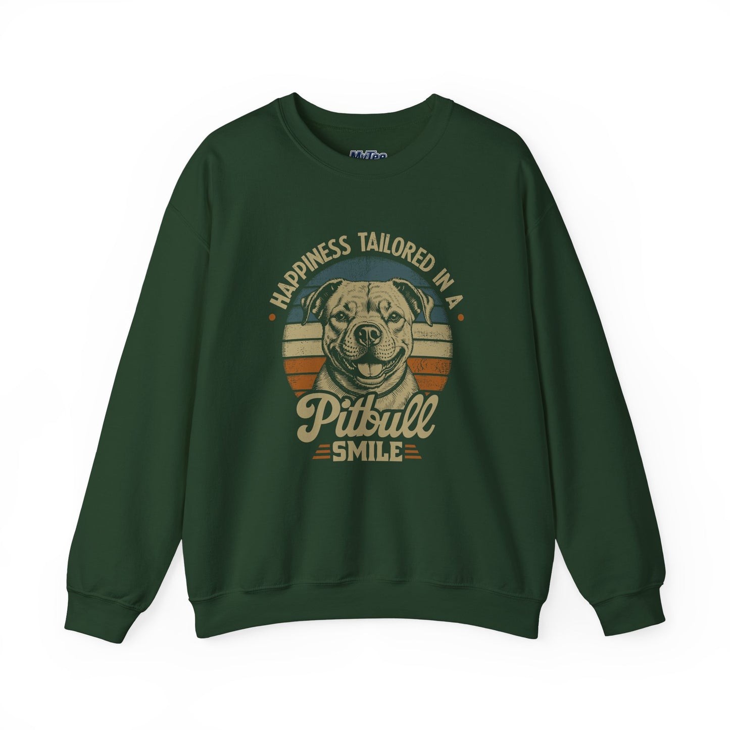 Happiness Tailored In A Pitbull Smile Unisex Sweatshirt