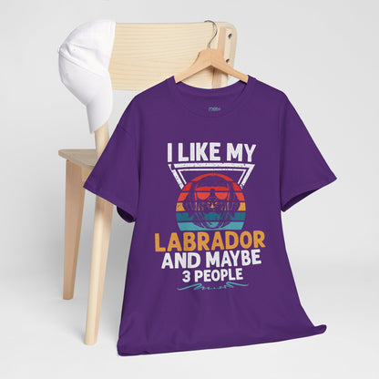 I Like My Labrador And Maybe 3 Other People - Labrador Retriever Unisex T-Shirts