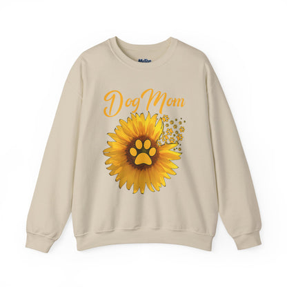 Sunflower Soul, Dog Mom Heart Sweatshirt